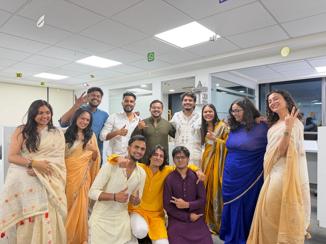 The Creators Dream team at the office inauguration