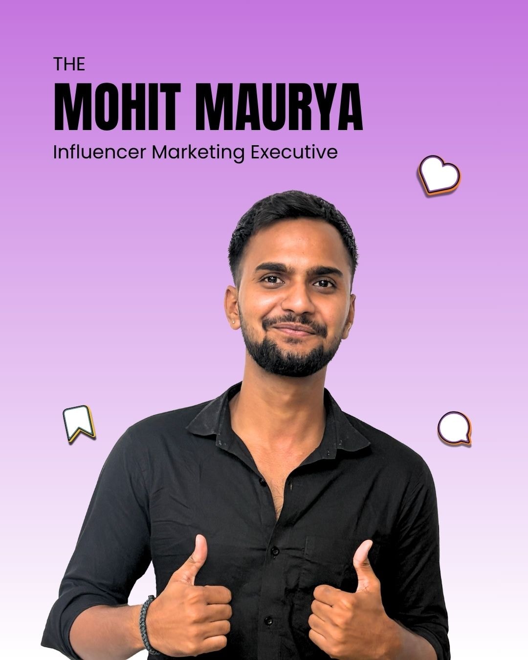 Mohit Maurya — Influencer Marketing Executive